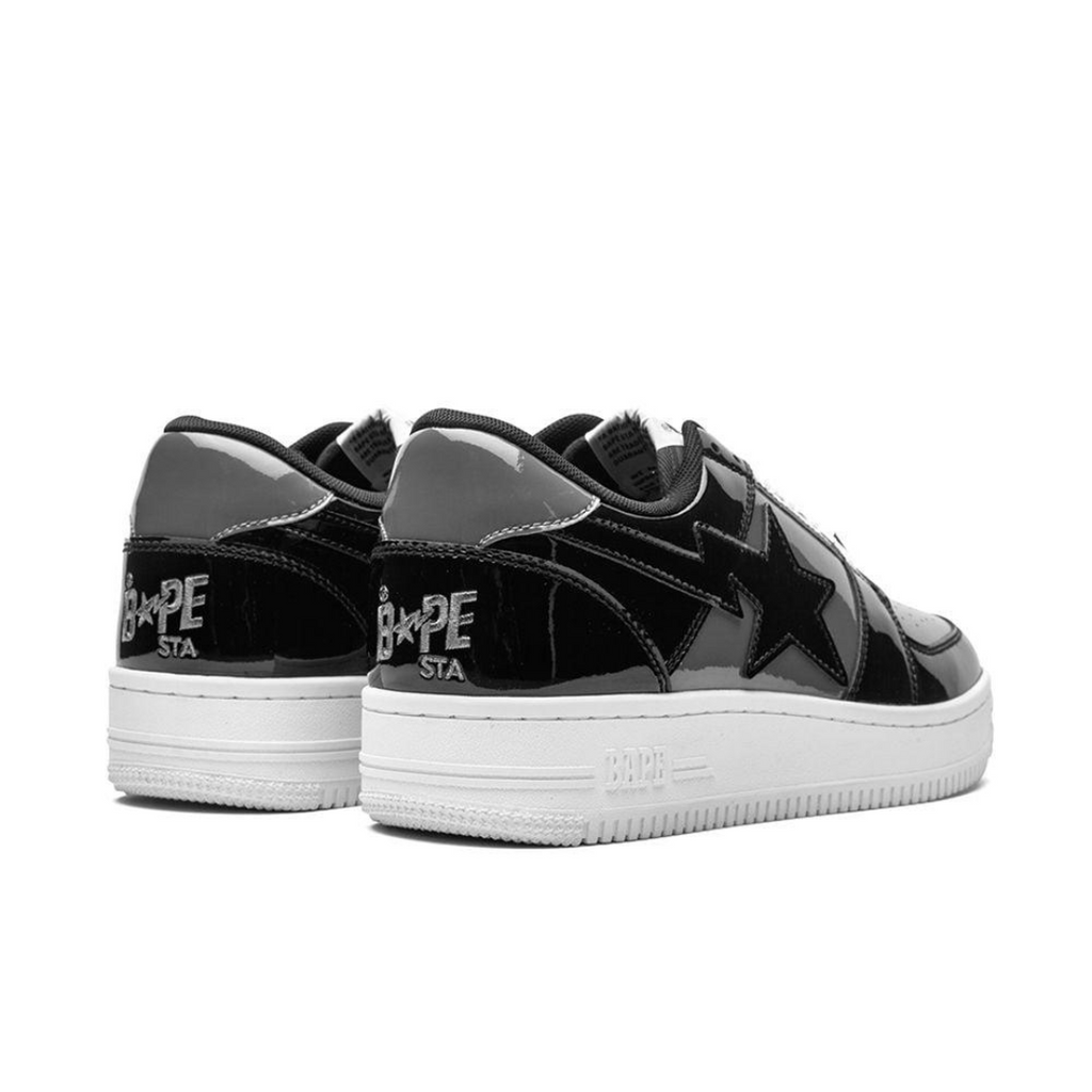 Bape Bapesta Schwarz Grau
