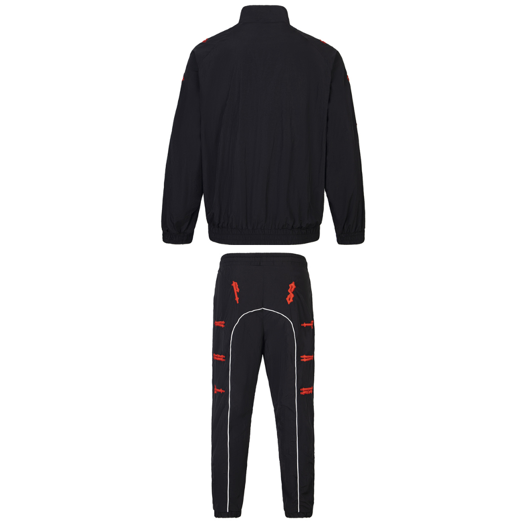 T-Shellsuit Schwarzer Trainingsanzug