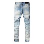 Amr Blue Used-Jeans