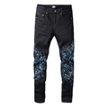 Amr Jeans mit Farbklecksen
