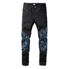 Amr Jeans mit Farbklecksen