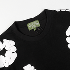 Denim Trs Black Short set