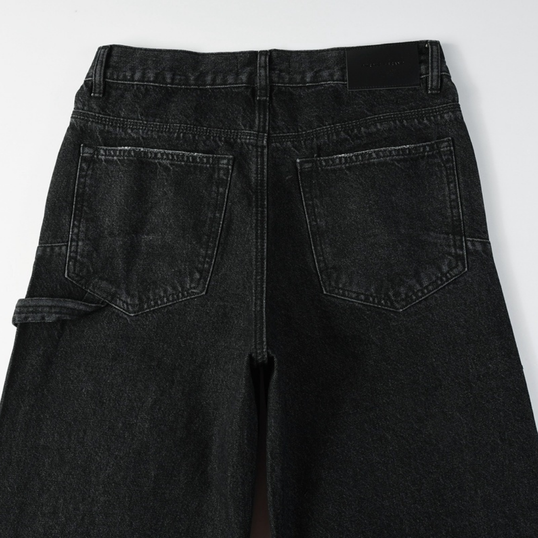 Lila Schwarze Diamanten Jeans