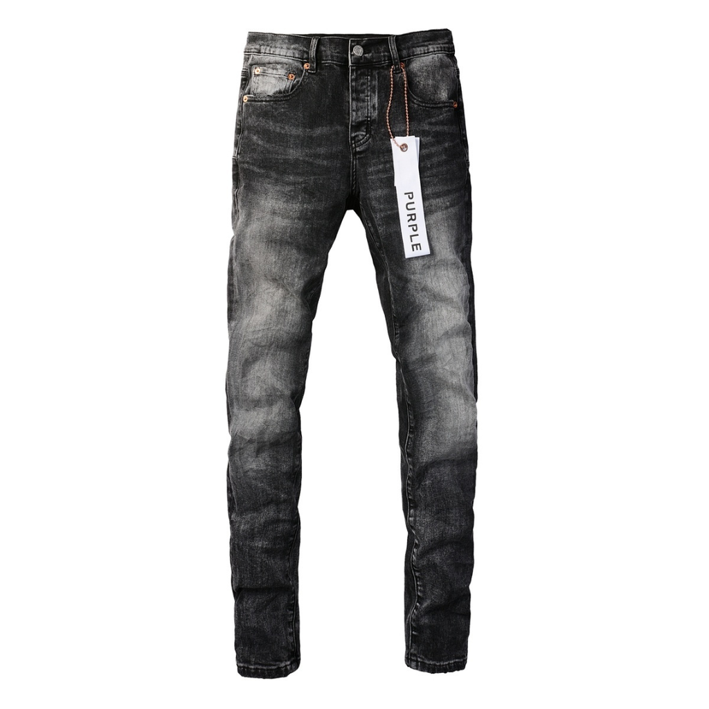 Purple Gradient Black Jeans