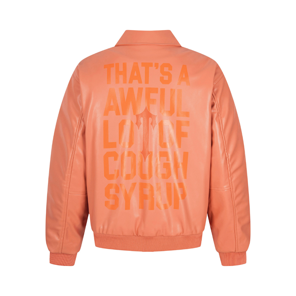 Decoded Bomber Leather Jacket
