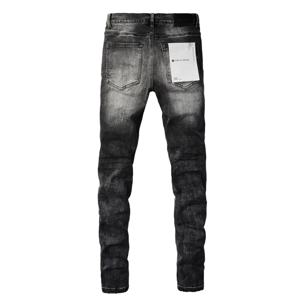 Purple Gradient Black Jeans