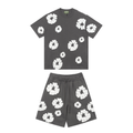 Denim Trs Carbon Shorts-Set