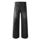 Lila Schwarze Diamanten Jeans