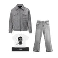 GRAUES BEZIRK-OUTFIT