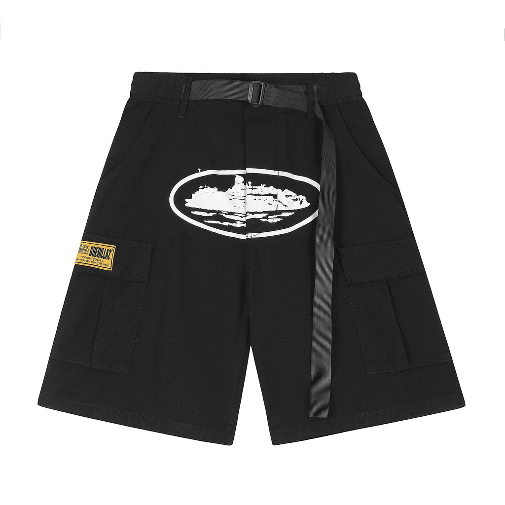 Alcatraz Cargo Shorts Schwarz