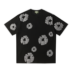 Denim Trs Black Grey Short set