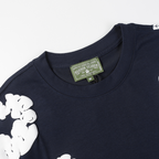 Denim Trs Navy Blue Short set