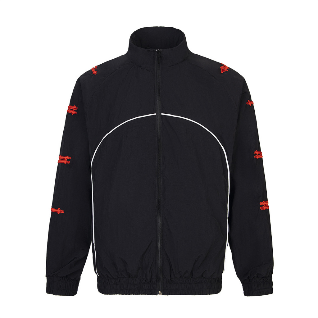 T-Shellsuit Schwarzer Trainingsanzug