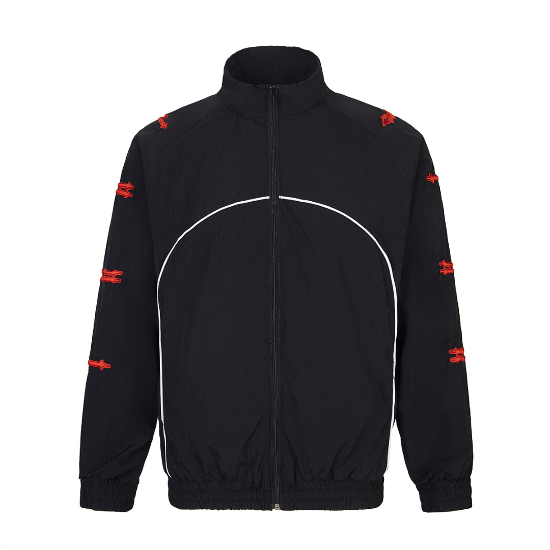 T-Shellsuit Schwarzer Trainingsanzug