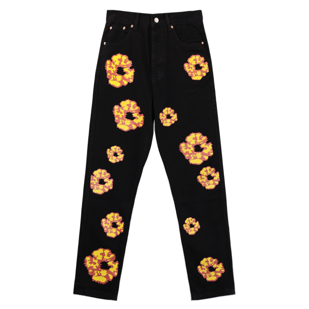Denimhose schwarze Jeans