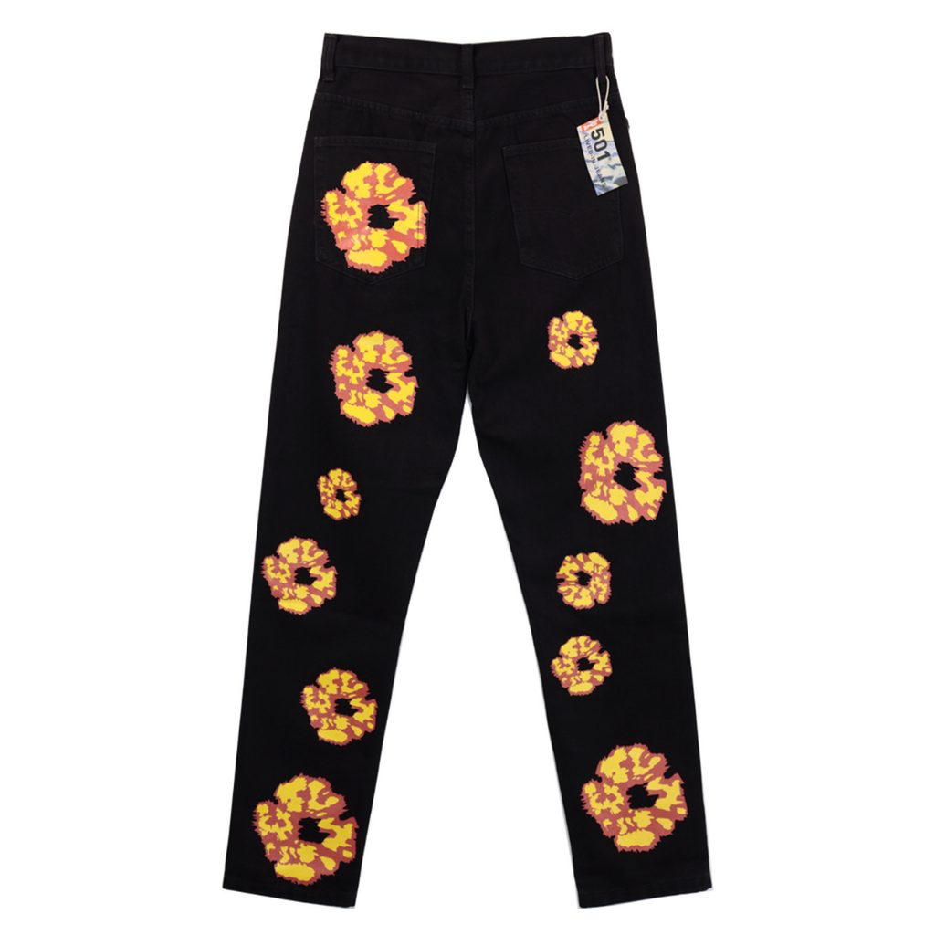 Denimhose schwarze Jeans