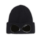 Monogram Full Black Beanie