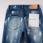 Purple Paint Gradient Blue Jeans