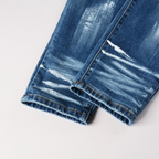 Purple Paint Gradient Blue Jeans