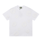 Denim Träger Triple White Shorts Set
