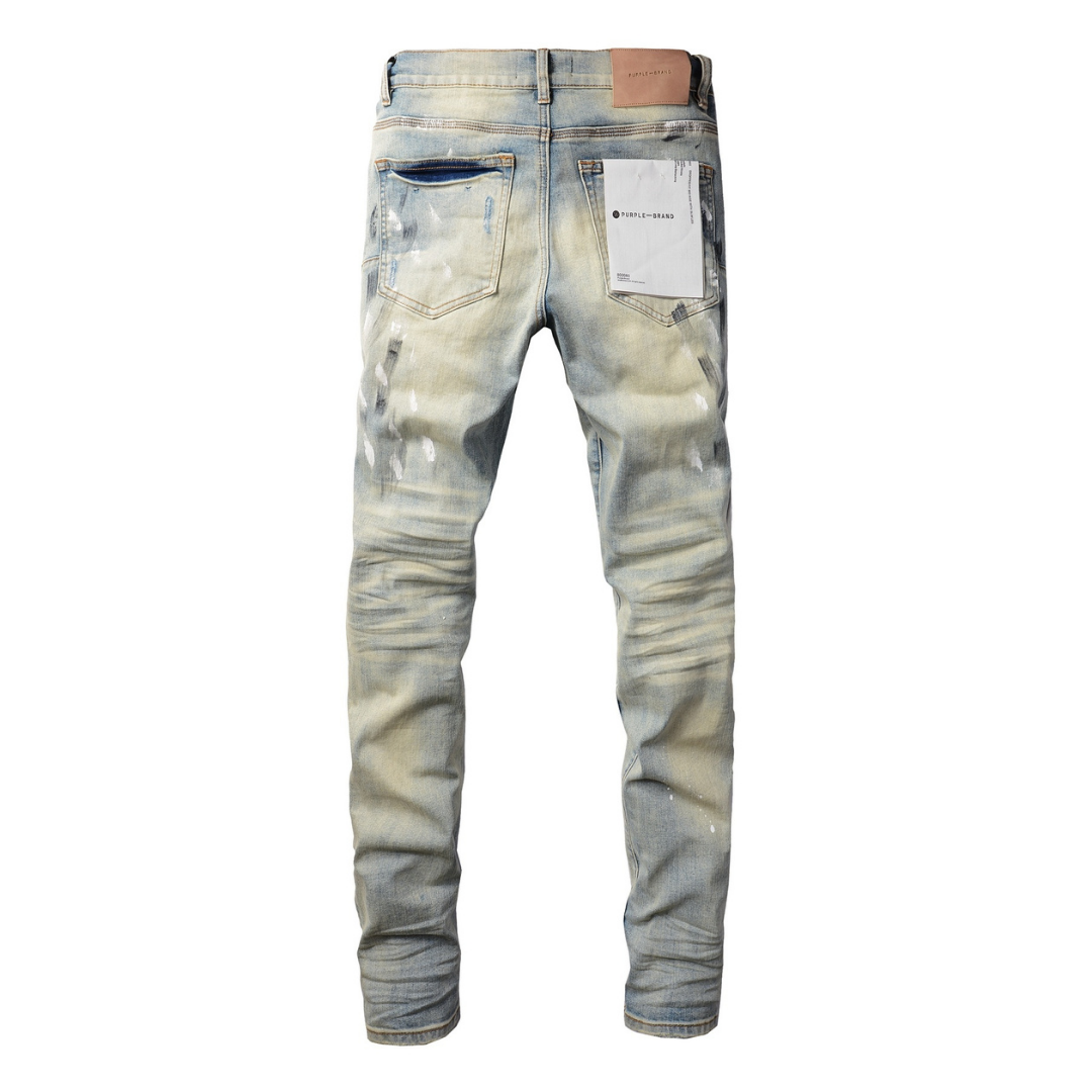 Purple Paint Blue Jeans