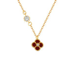 HALSKETTE MIT EINEM KLEEBRIBLATT | 925 STERLING SILBER