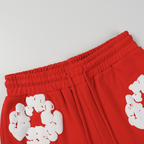 Denim Trs Red Short set