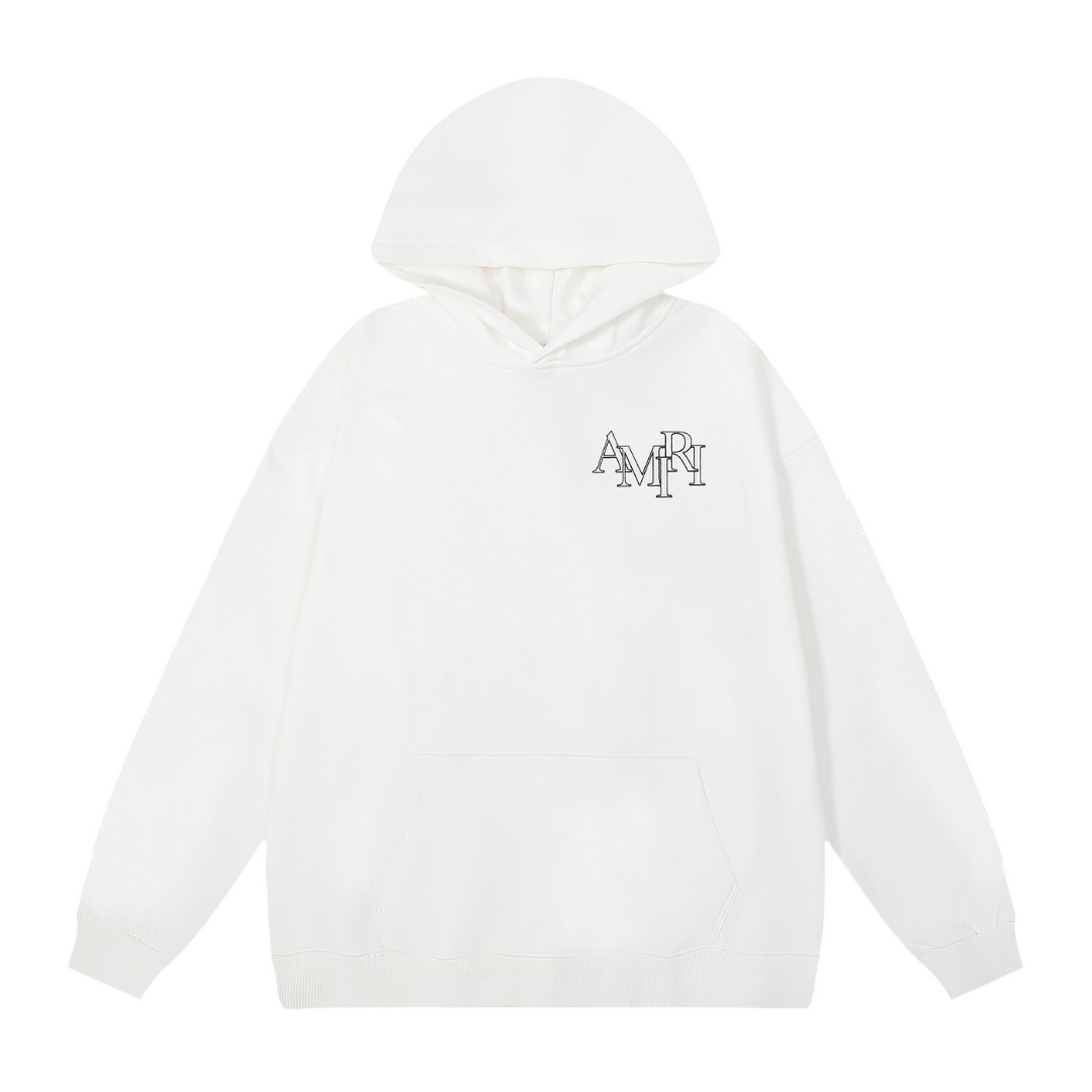 Amr Gestufter Monochromer Hoodie