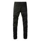 Amr Blue Gradient Black Jeans