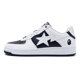 Bape Bapesta Weiß Schwarz