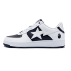 Bape Bapesta Weiß Schwarz