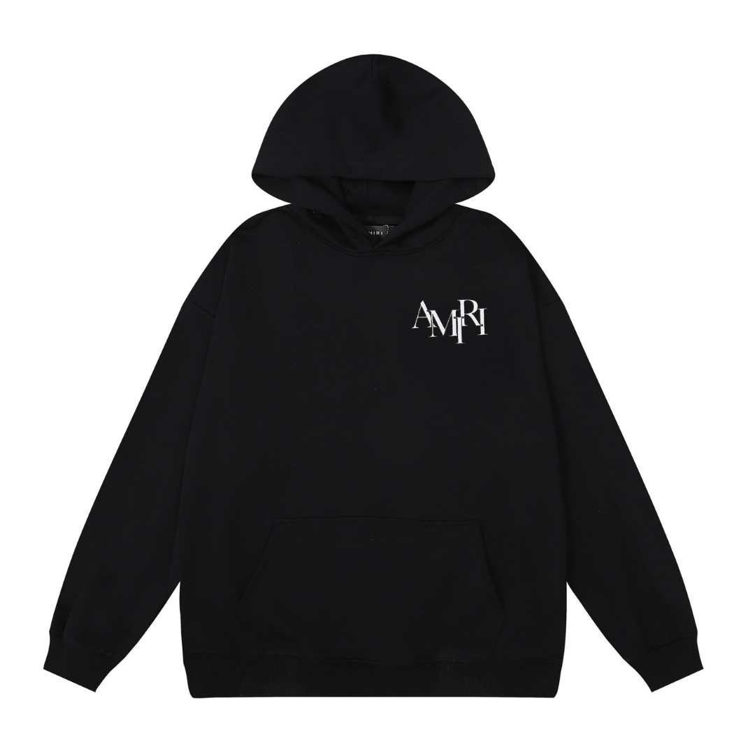 Amr Gestufter Monochromer Hoodie