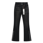 Purple Flared Jeans