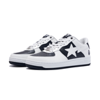 Bape Bapesta Weiß Schwarz