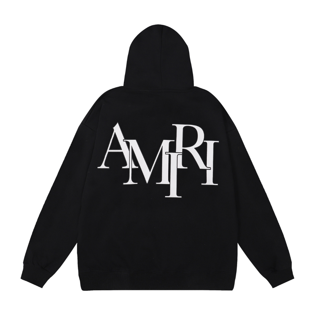 Amr Gestufter Monochromer Hoodie