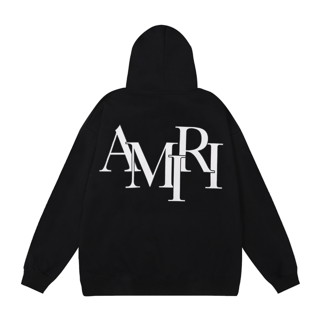 Amr Gestufter Monochromer Hoodie