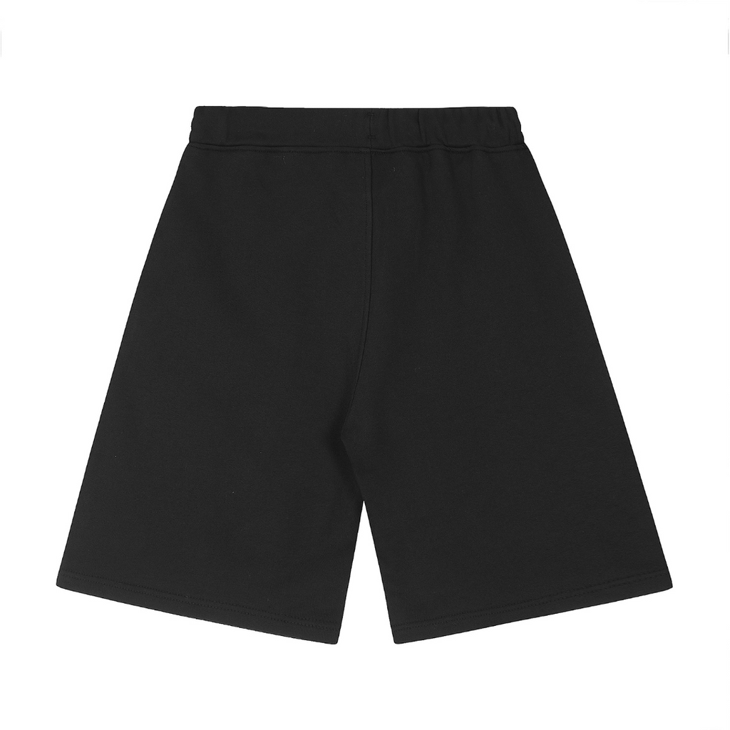 Orangefarbene Shooter-Shorts