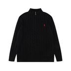 Polo-Half-Zip-Pullover