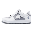 Bape Bapesta Weiß Grau