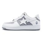 Bape Bapesta Weiß Grau