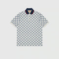 Stretch cotton polo shirt