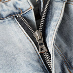 Amr Hellblaue Patchwork-Jeans