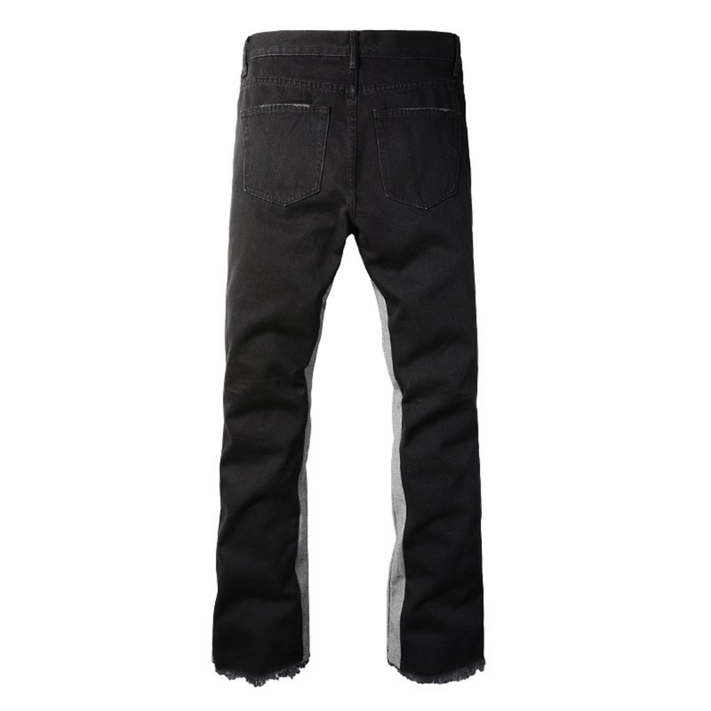 Amr Flared Schwarzgraue Jeans