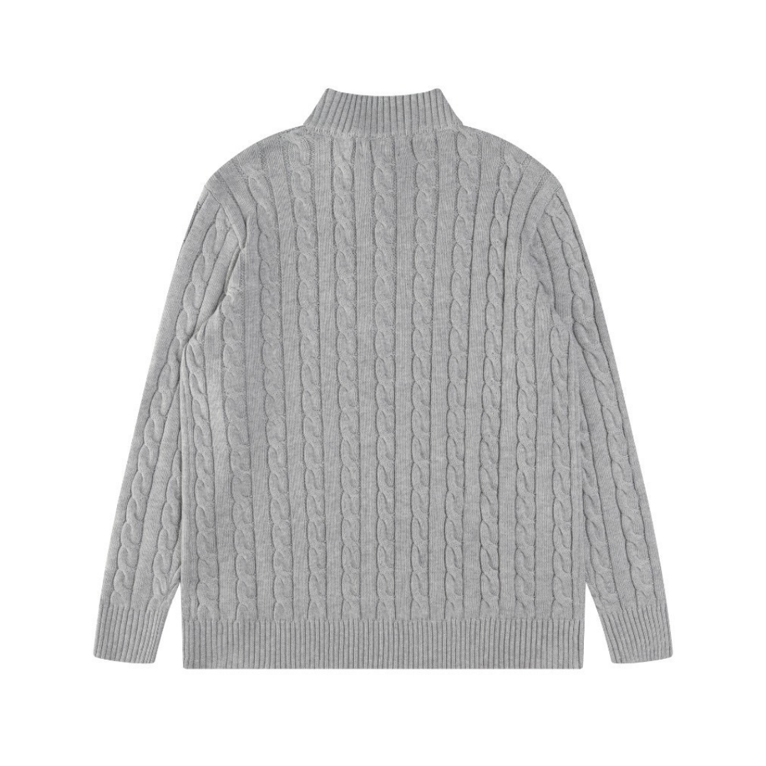 Polo-Half-Zip-Pullover