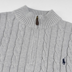 Polo-Half-Zip-Pullover