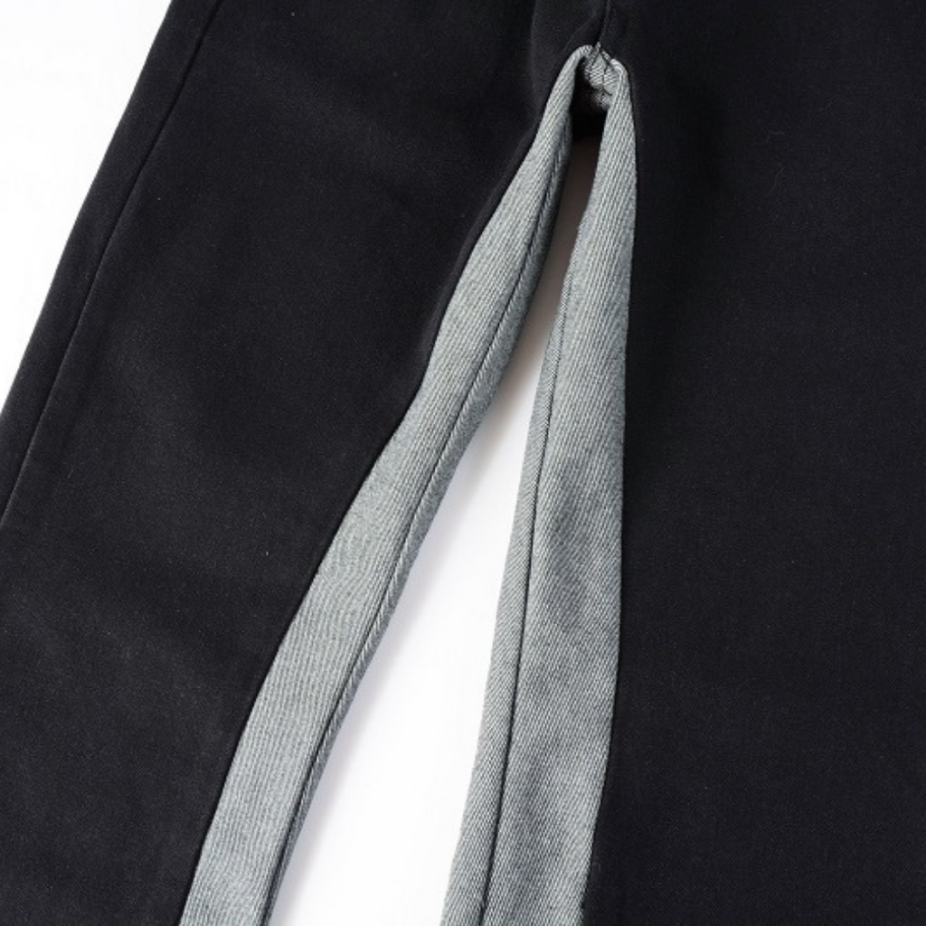 Amr Flared Schwarzgraue Jeans