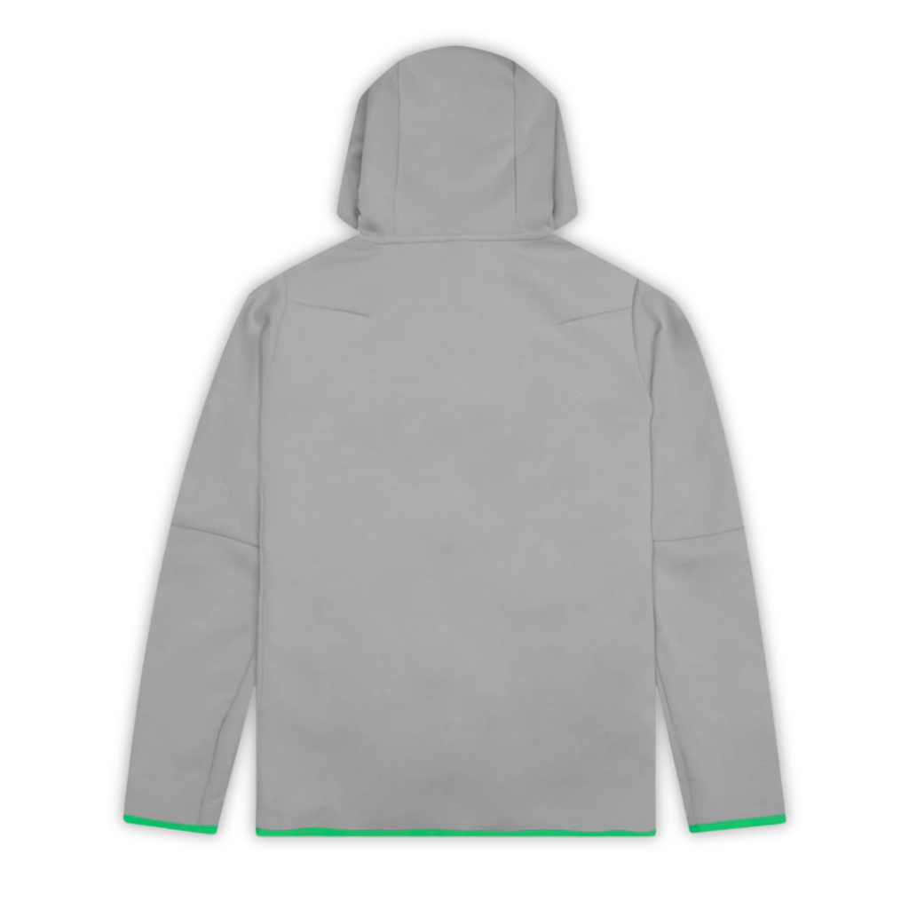 Tech Smoke Grey/Anthracite/Sail Kapuzenjacke mit durchgehendem Reißverschluss