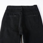 Amr Flared Schwarzgraue Jeans