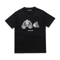 T-Shirt mit Palmenskelett-Bär