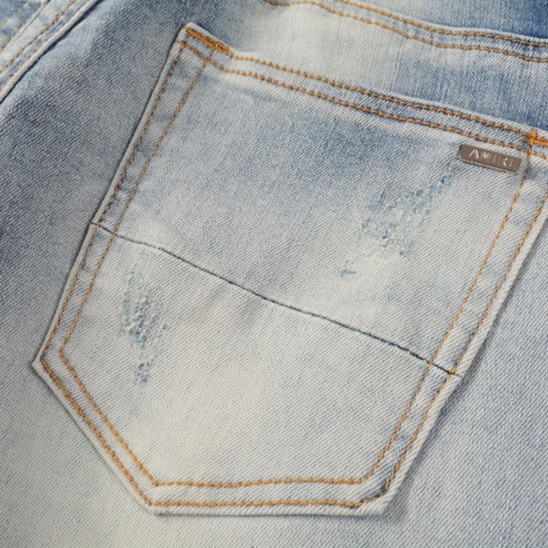 Amr Blue Used-Jeans